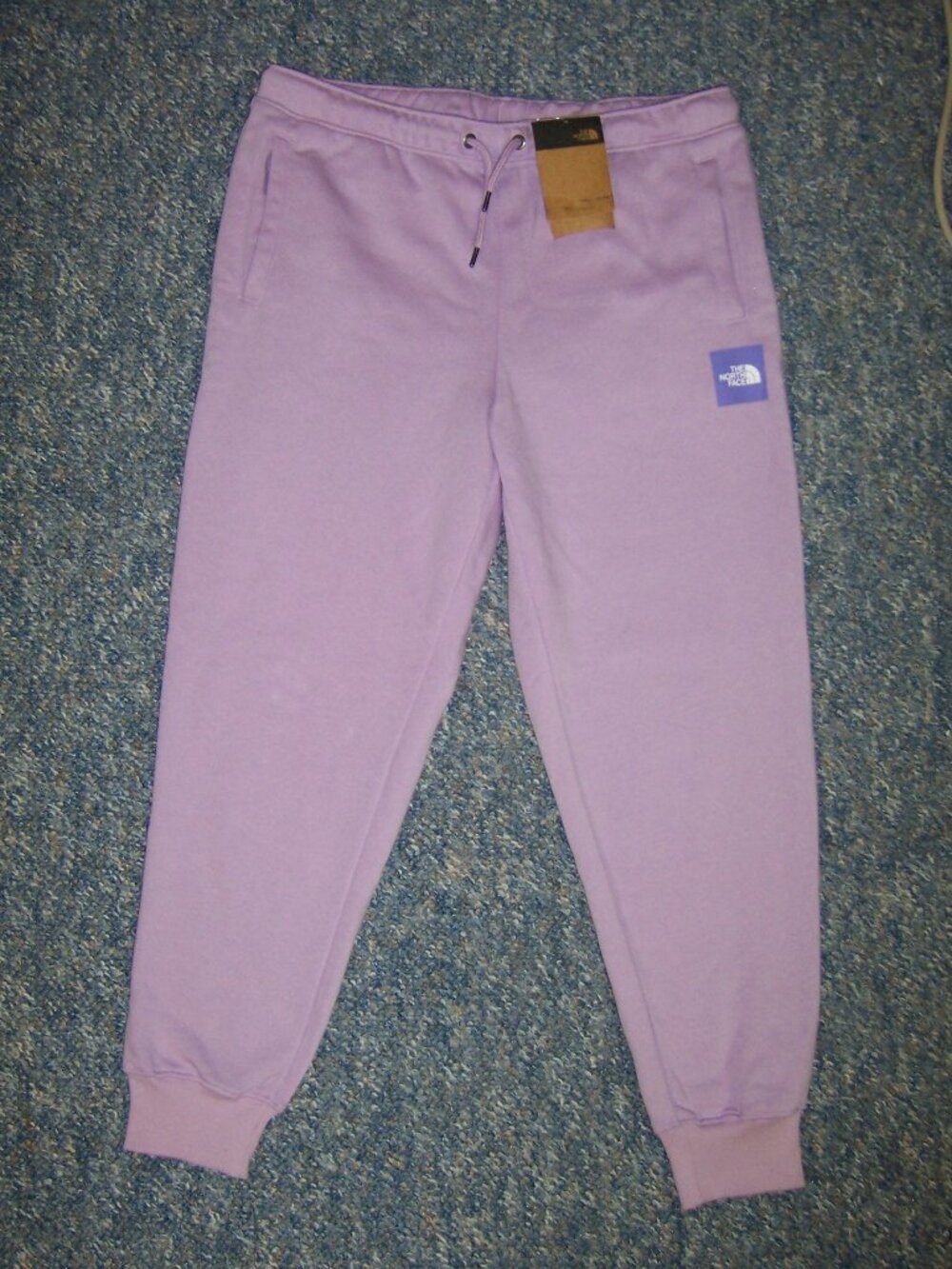 North Face Women's Box NSE Joggers Size L Large Lupine Purple NWT